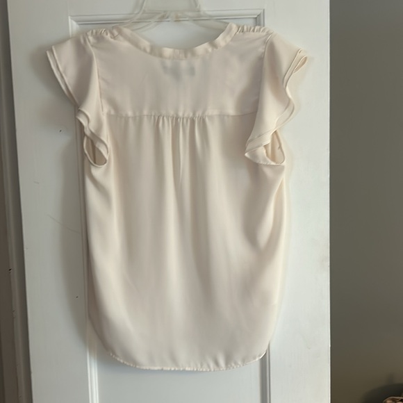 White semi sheer blouse - Picture 2 of 2